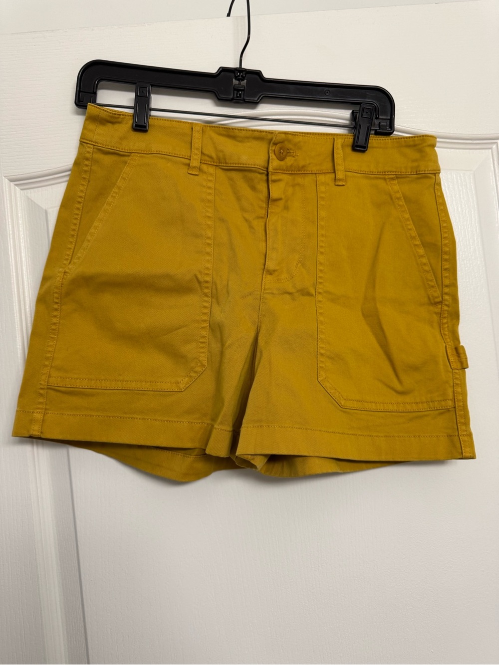 J. Crew Mustard Utility Cargo Shorts